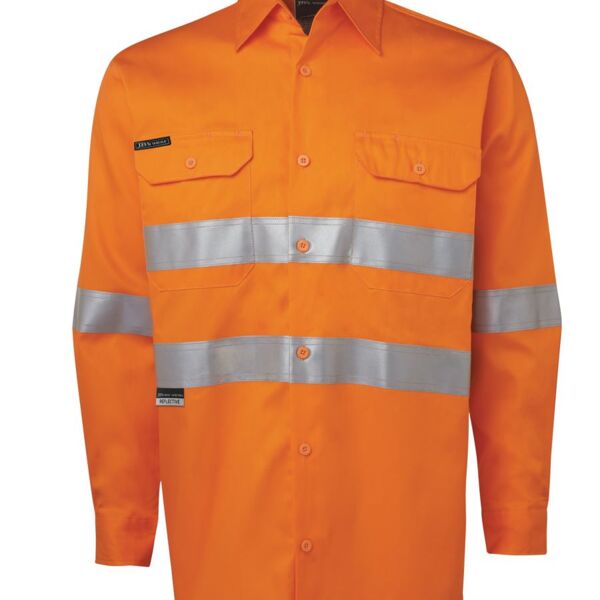 JB's wear 6DNWL Men's JB's Hi Vis L/S (D+N) 150G Work Shirt 6DNWL Hi Vis L/S (D+N) Work 6DNWL Men's JB's Hi Vis L/S (D+N) 150G Work Shirt Thumbnail